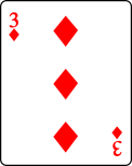 3 of diamonds karma card